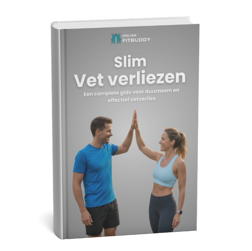 3D cover e book Slim vet verliezen 2.0 met transparante achtergrond ingezoomd