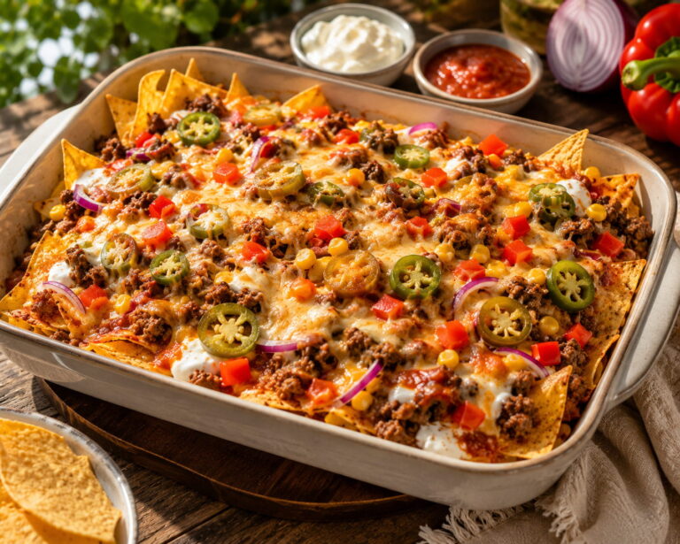 Gezonde nachoschotel