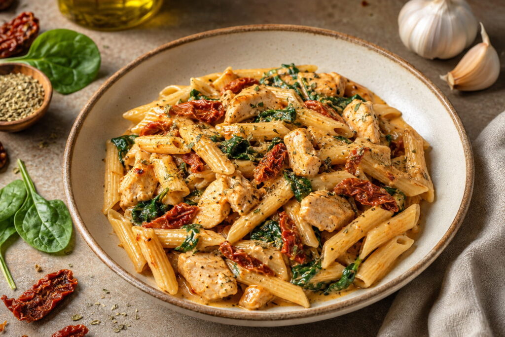 pasta toscana met kip